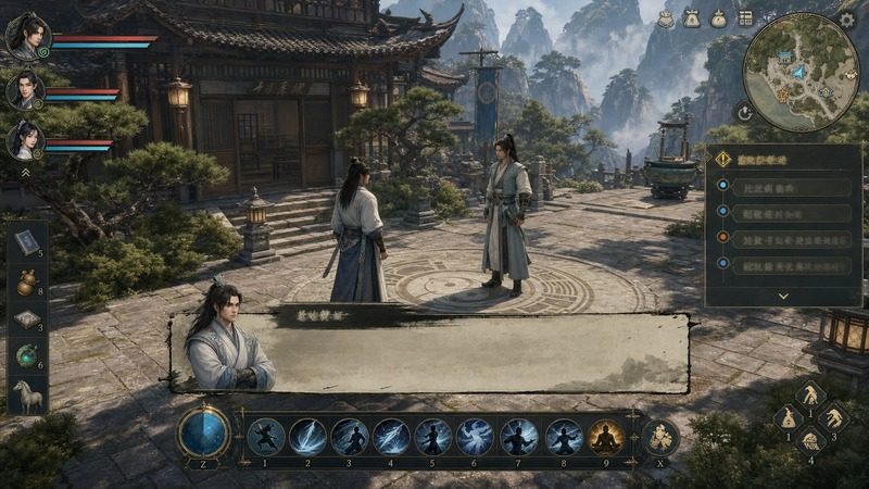 金庸群侠传5爱与死仙狐MOD六周年 天命线 场景图 6